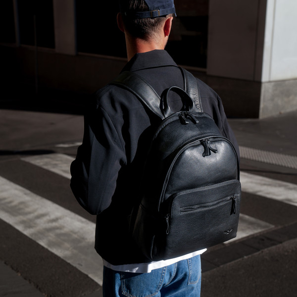 Montoro Black Backpack