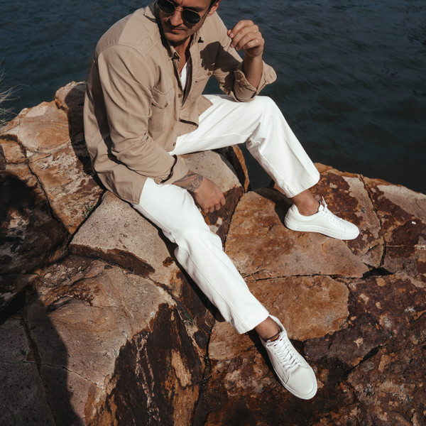 cool leather sneakers