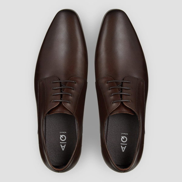 mens brown smart casual shoes