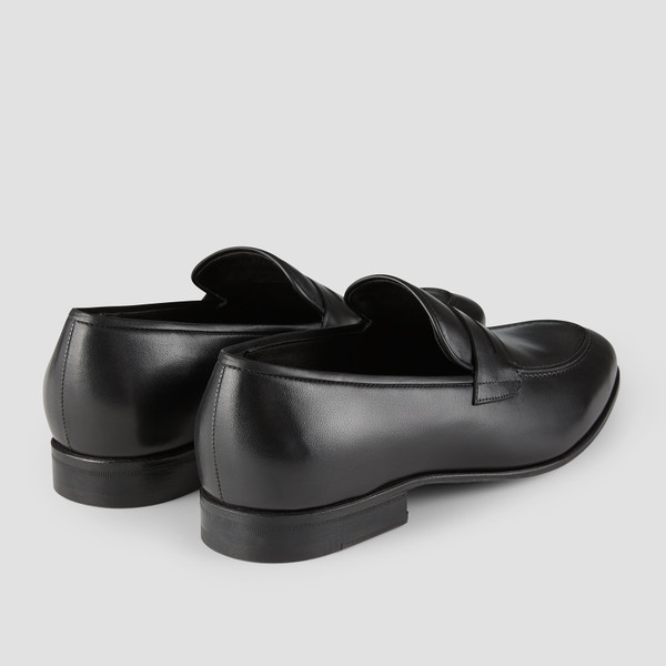 Hadden Black Penny Loafers