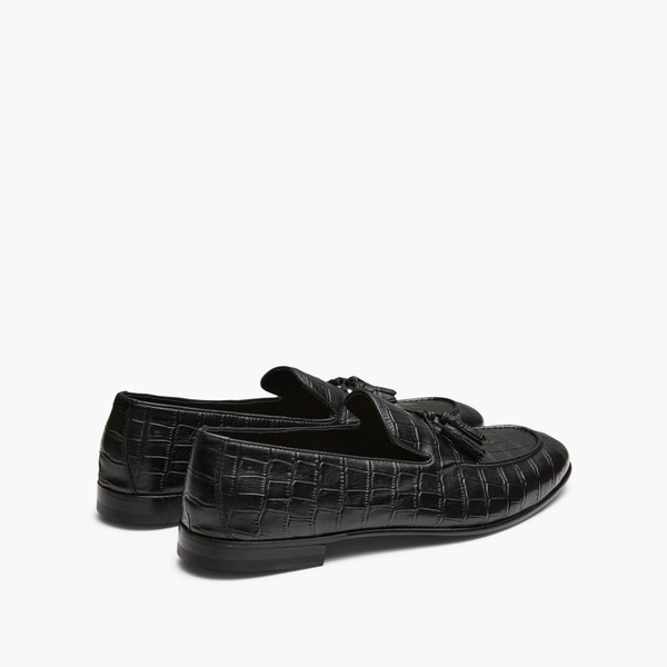 Alberto Croc Black Loafers