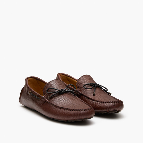 Balfort 2.0 Lizard Brown Driving Shoes