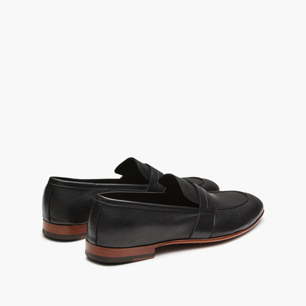 Benito Black Penny Loafers