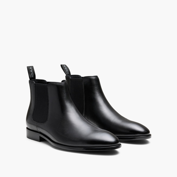 Lancaster Black Chelsea Boots