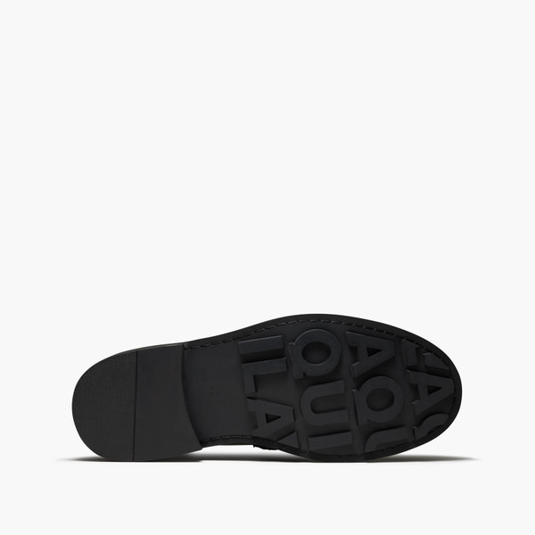 Mensa Black Multi Penny Loafers