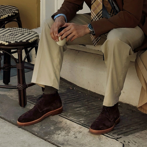 Dakar Brown Suede Chukka Boots