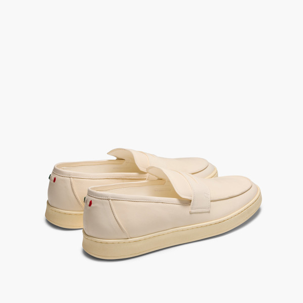 Rich White Suede Loafers