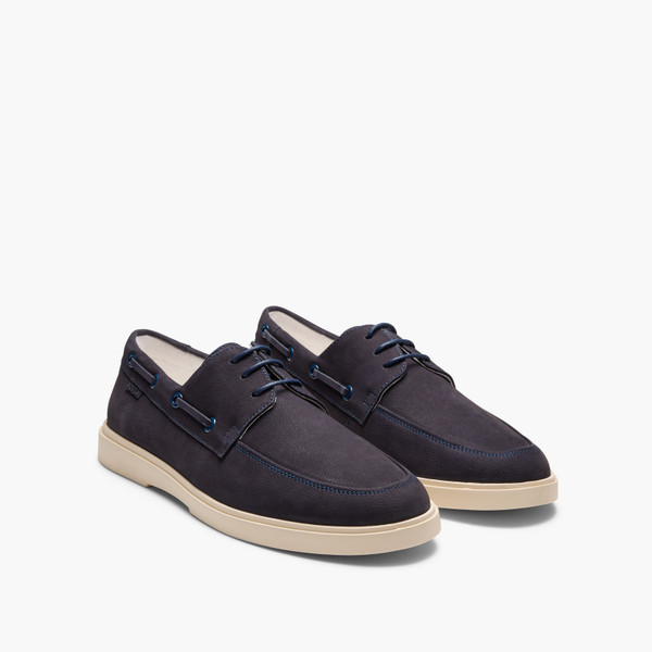 Breeze Navy Nubuck Deck Shoes
