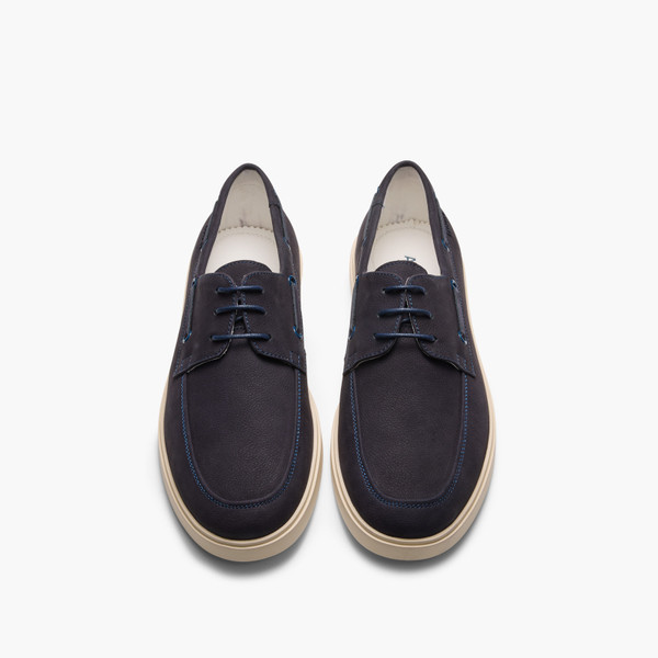 Breeze Navy Nubuck Deck Shoes