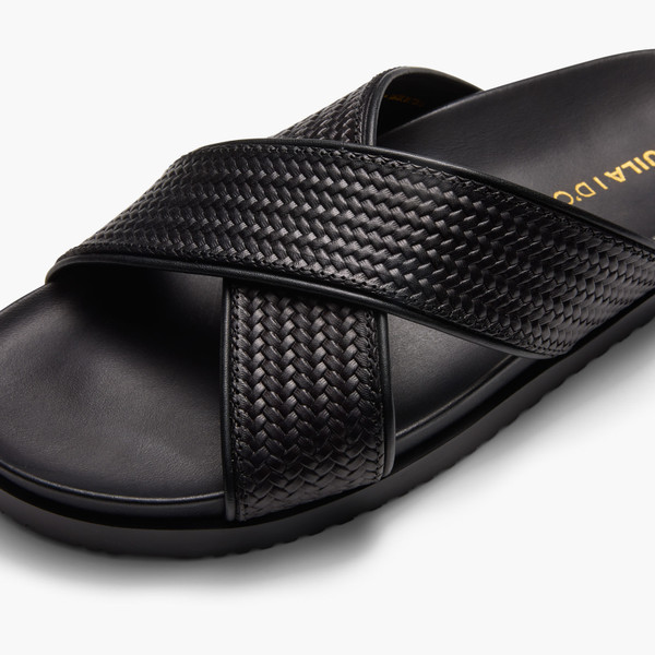 Santiago Black Sandals