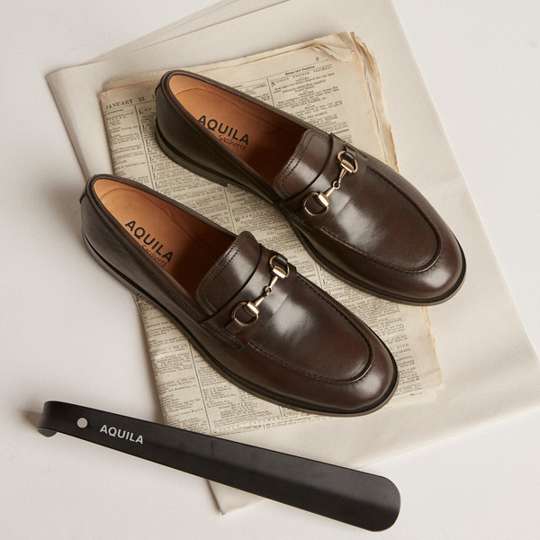 Luis Brown Penny Loafers