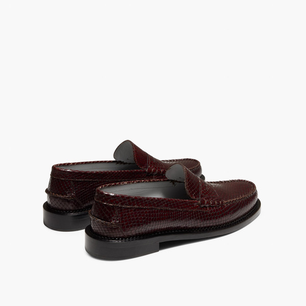 Moor Bordo Penny Loafers