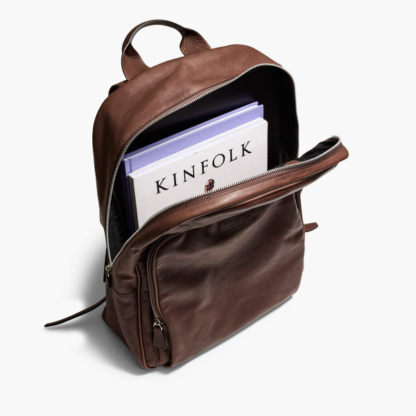 Borsa Chocolate Leather Backpack