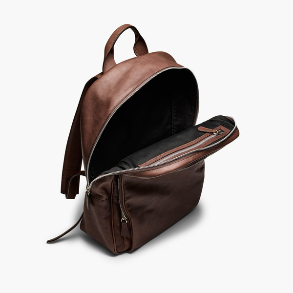 Borsa Chocolate Leather Backpack