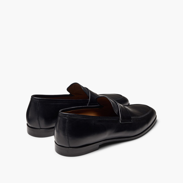 Keane Black Penny Loafers