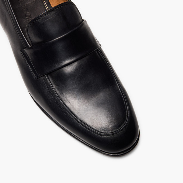 Keane Black Penny Loafers