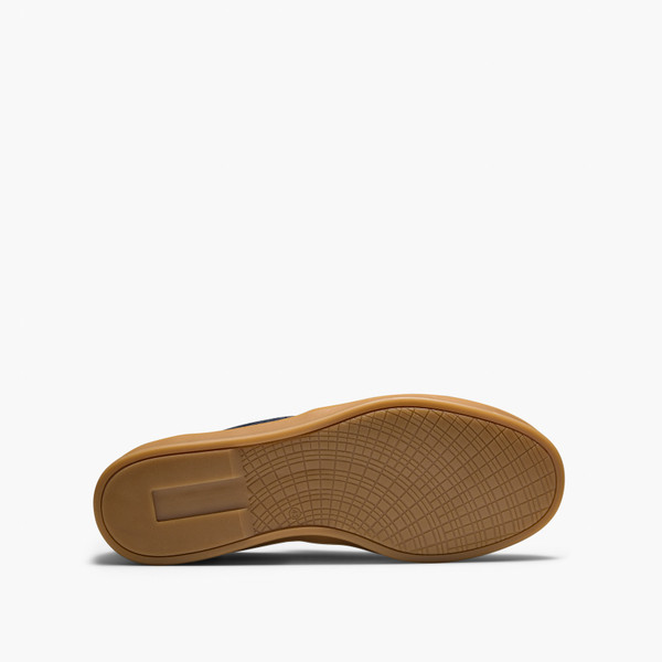 Deuce Navy Suede Slip On Shoes