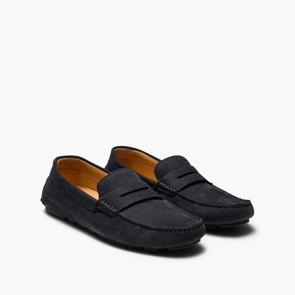 Cisco Midnight Nubuck Driving Shoes