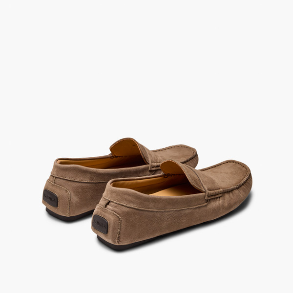Cisco Taupe Nubuck Driving Shoes