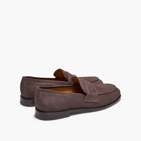 Raynor Chocolate Suede Loafers