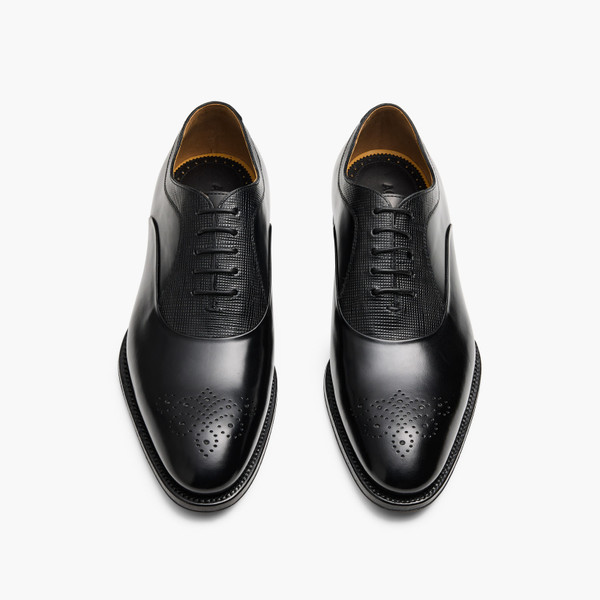 Luton Black Oxford Shoes
