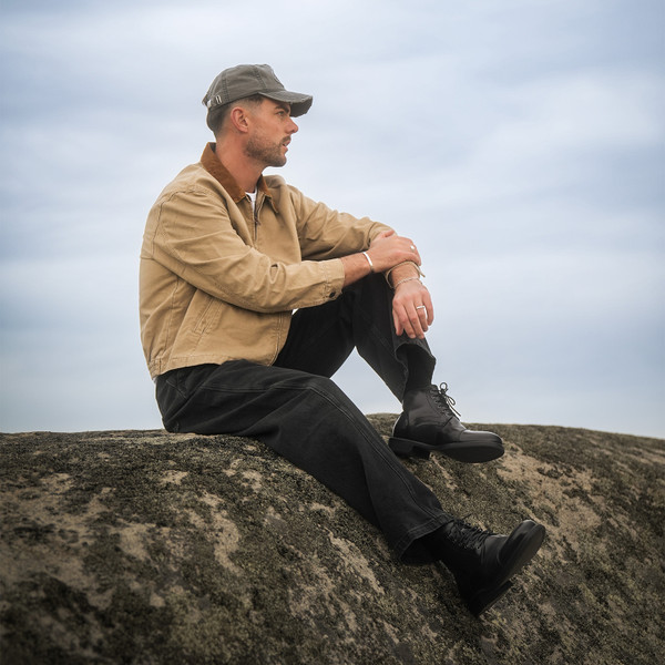 Redding Black Lace Up Boots