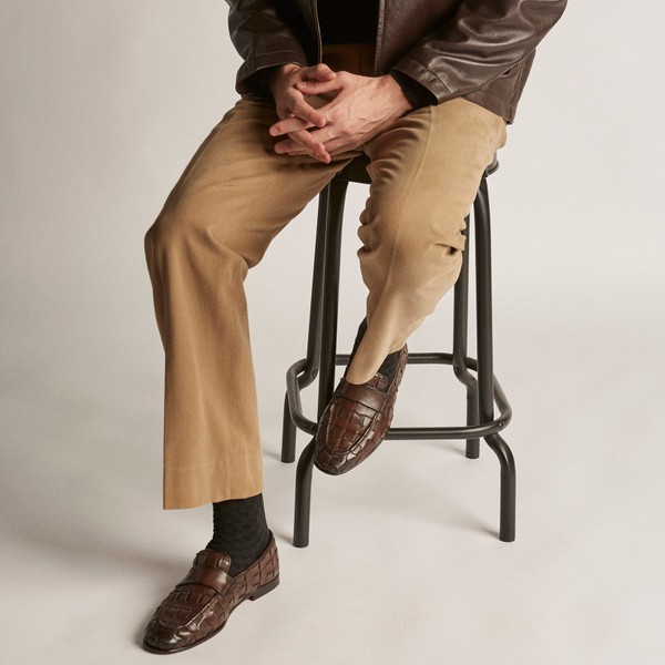Keyes Brown Penny Loafers