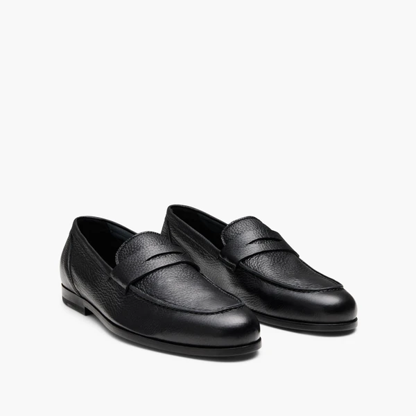 Bromley Black Penny Loafers