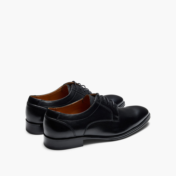 Barney Black Derby Shoes