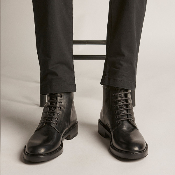 Hatfield Black Military Boots