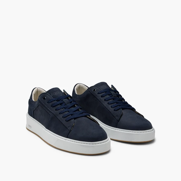 Odin Dark Blue Nubuck Sneakers