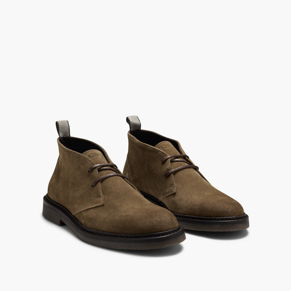 Steele Khaki Suede Chukka Boots