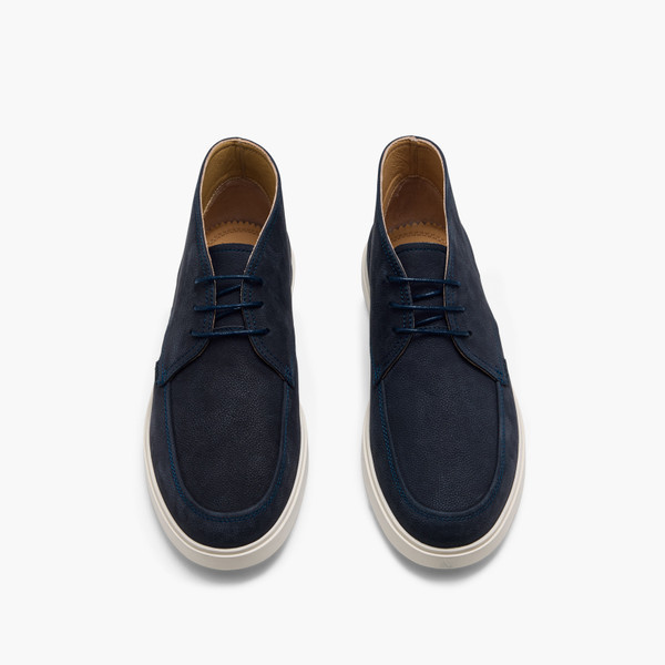 Breeze Navy Nubuck Chukka Boots