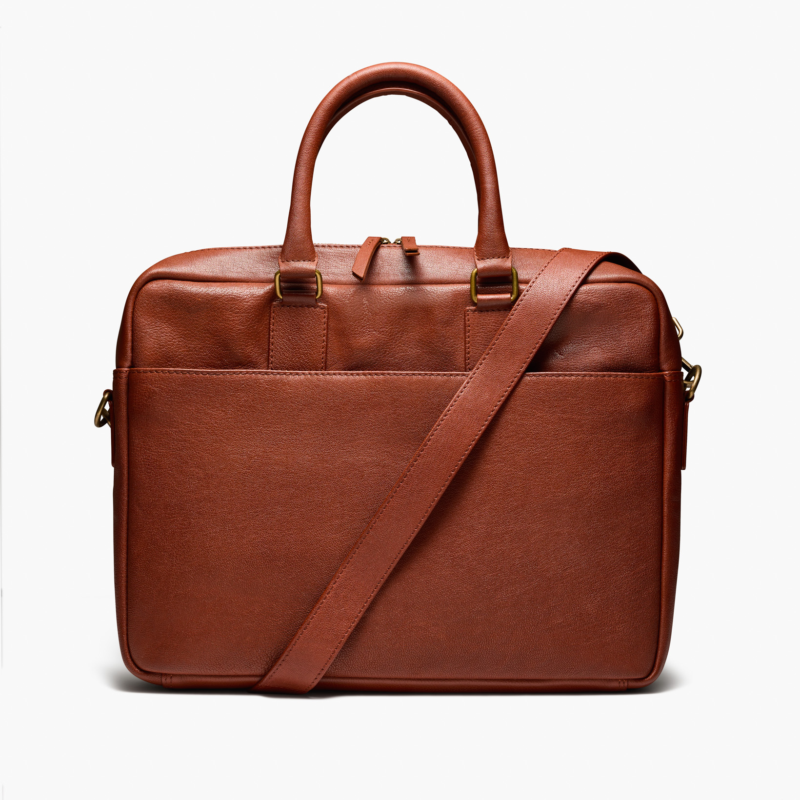 Valle Cognac Briefcase