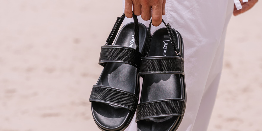 A Man's Guide to Wearing Men's Slides & Sandals A Man's Guide to Wearing Men's Slides & Sandals