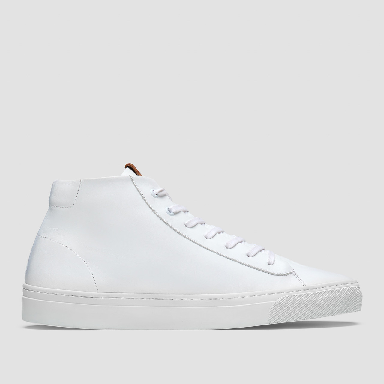 Men's Coach size 7 All White Leather High Top Sneakers  Sneakers outfit  men, High top sneakers outfit, Leather high tops