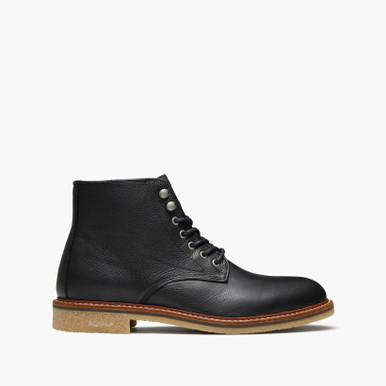 Randle Black Lace Up Boots