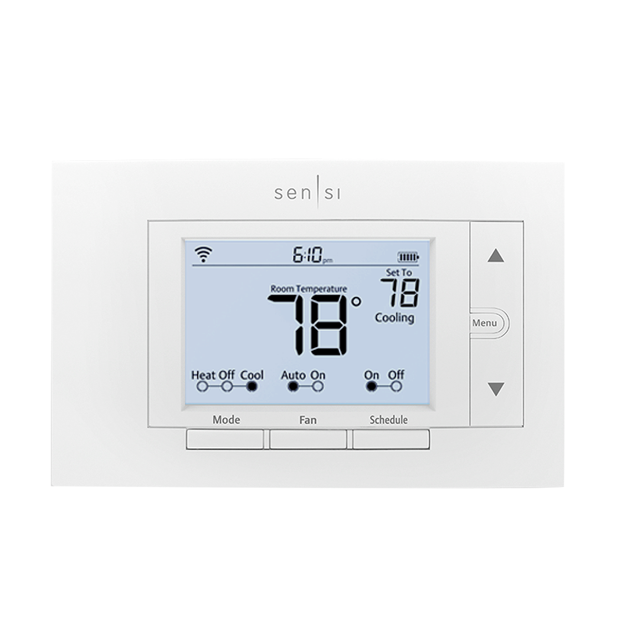 Sensi™  smart thermostat set to 78 cooling