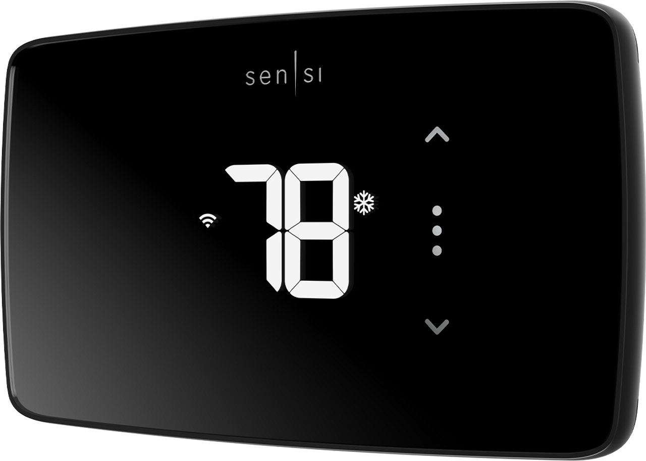 Sensi Thermostat Lite angle