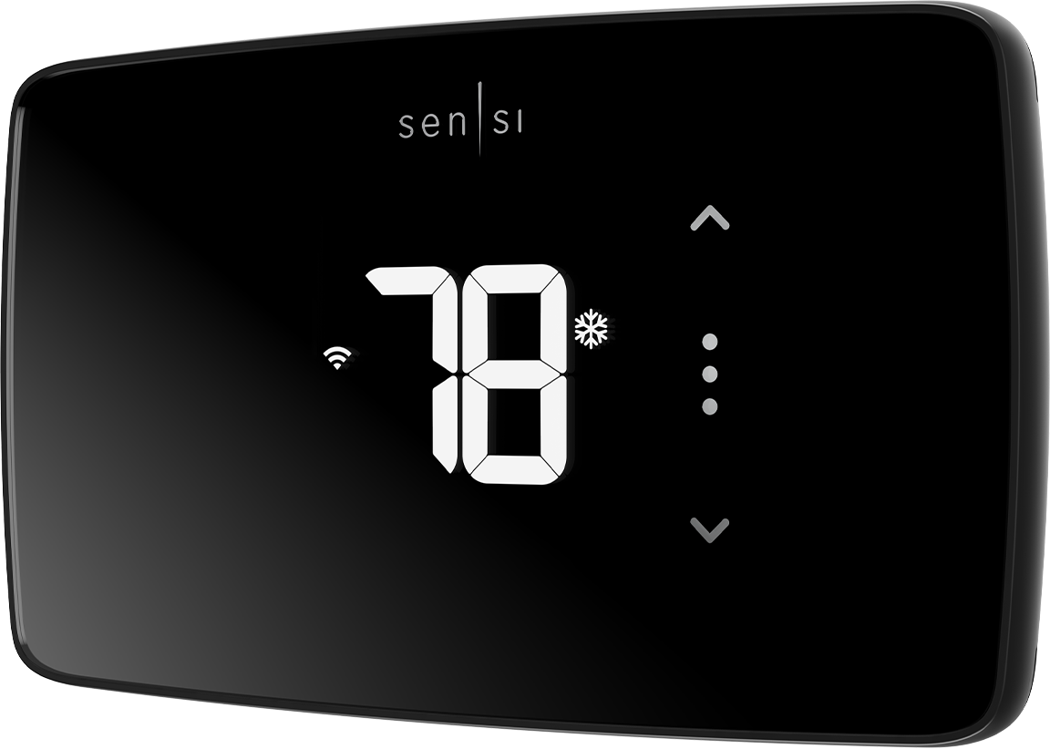 Sensi Thermostat Lite angle