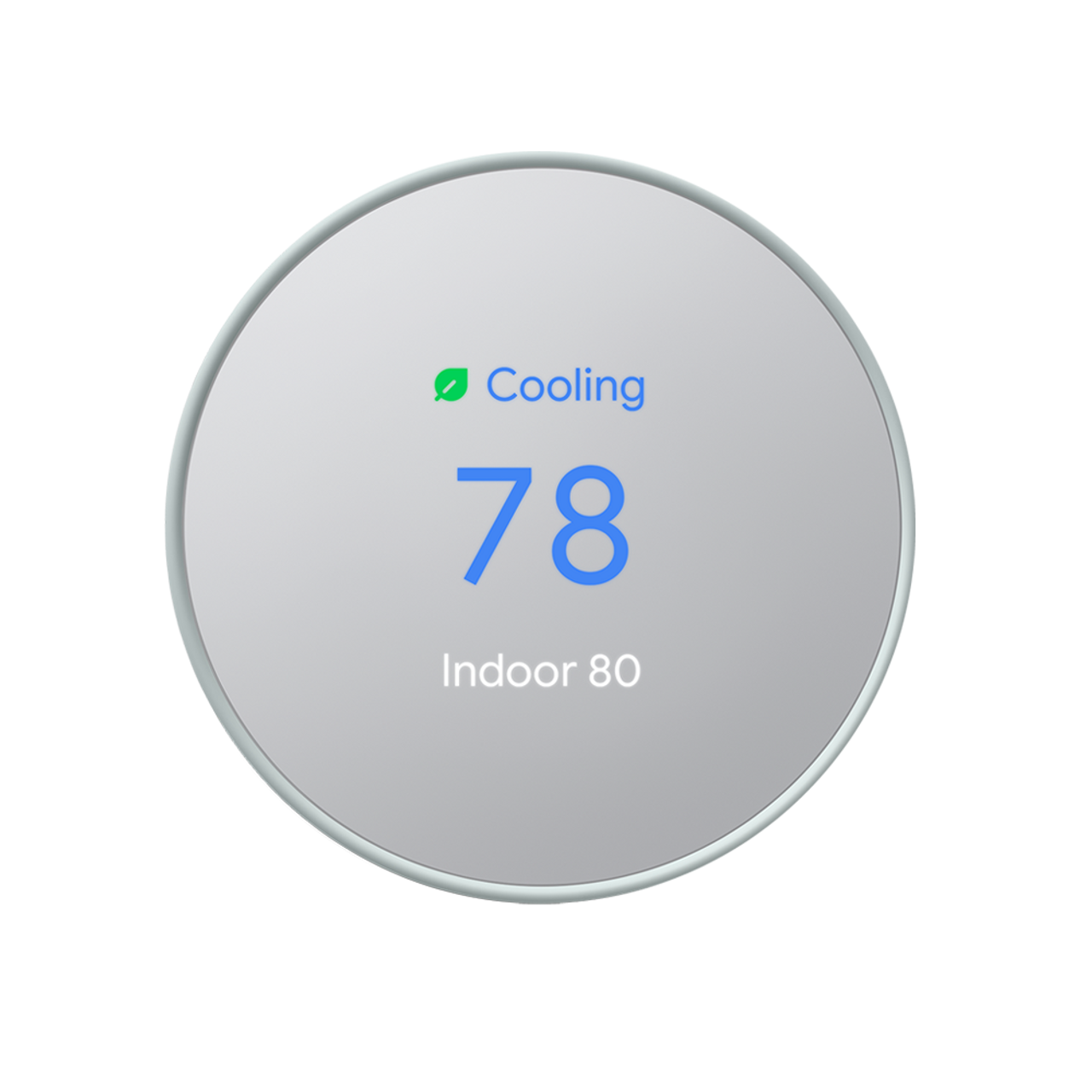 Nest thermostat set to 78 cooling