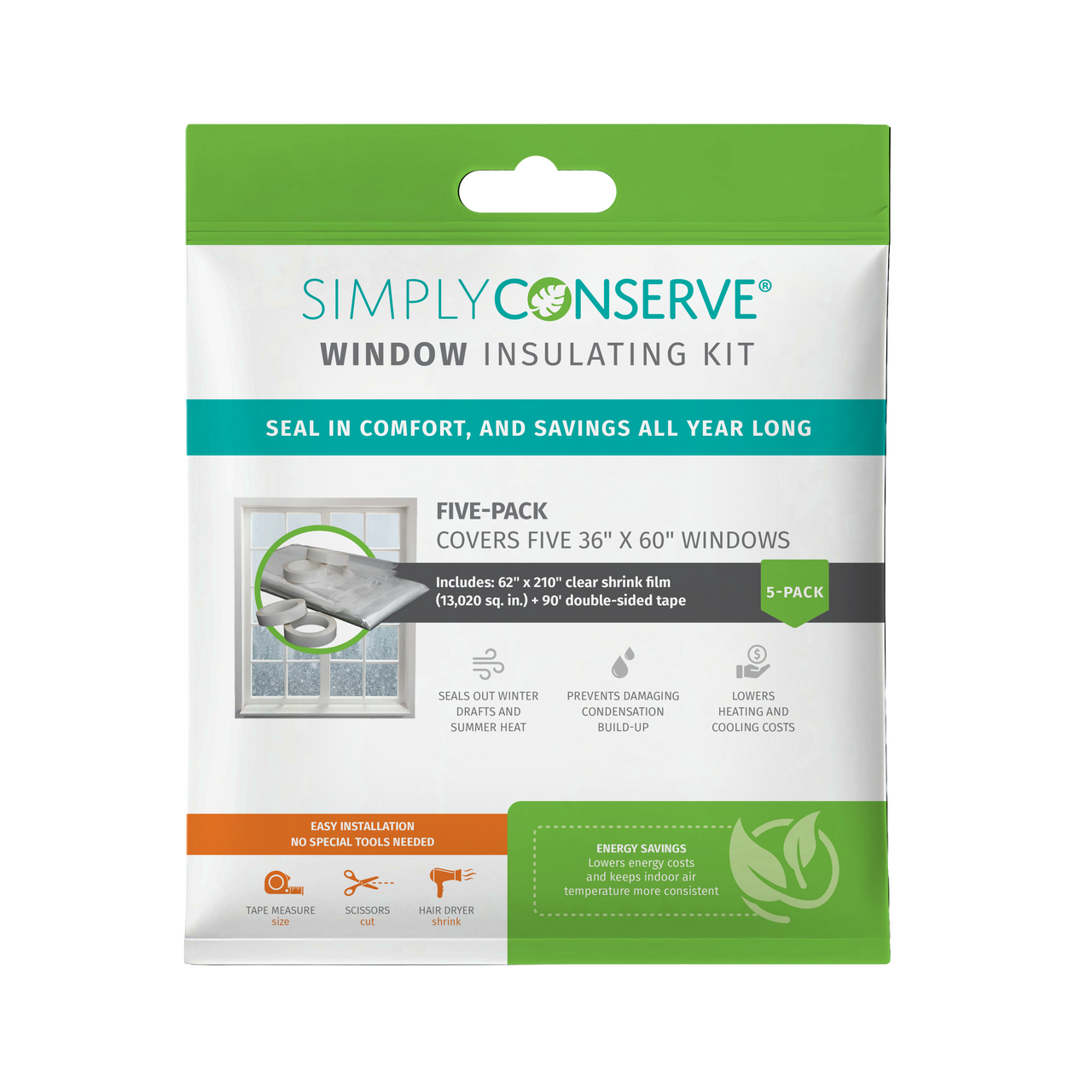 Deluxe - Window Insulation Kit Packaging