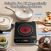 Cusimax 1800W Induction Cooktop allows all types of cookware