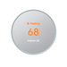 Nest thermostat set to 68 heating