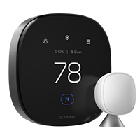 smartthermostat-sensor-threequarter-view-white-us-400px.png ecobee smart thermostat with sensor side by side