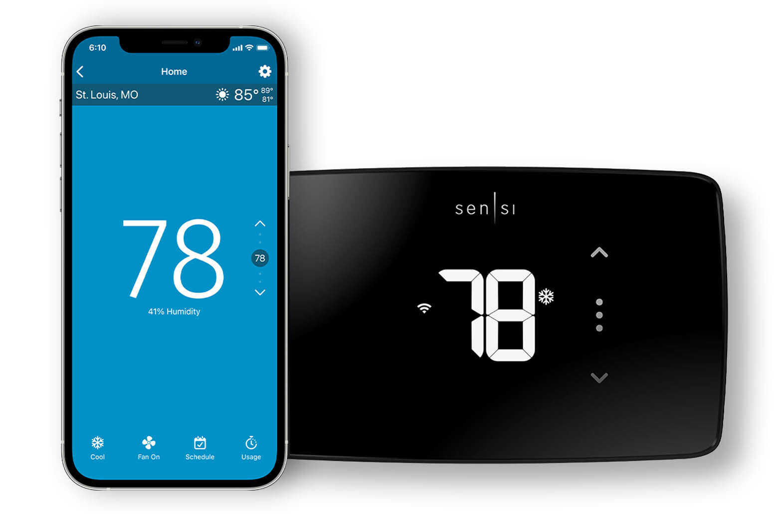 sensi app and thermostat