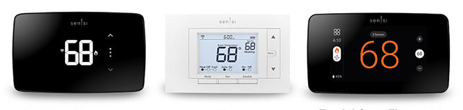 Sensi heating side by side
