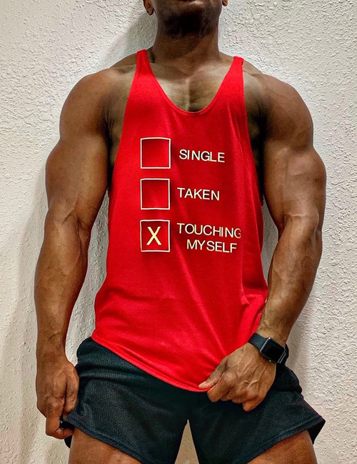 Single, Taken, Touching Myself                                                                            (Tanks run a size larger)