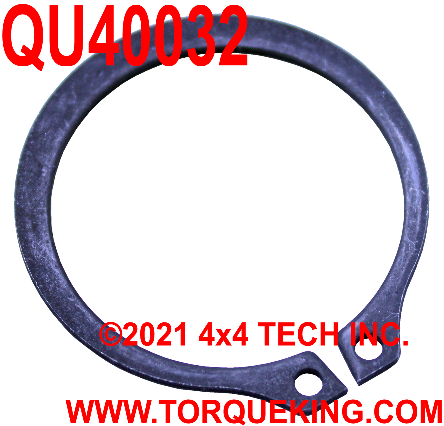 QU40032 Axle Shaft Snap Ring for 19 Spline Dana Front Outer Axle Shafts