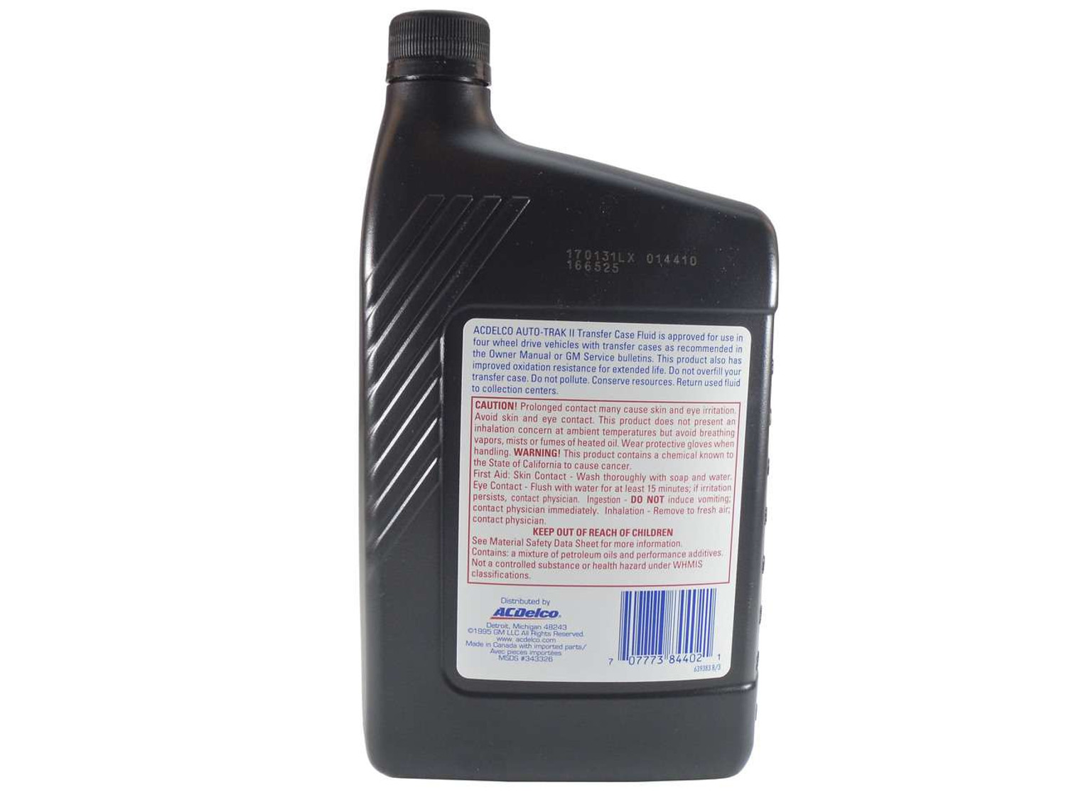 AC Delco 10-4017 Auto-Trak II Transfer Case Fluid for Auto